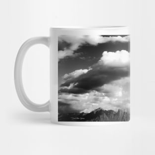 Beyond The Clouds  - Black And White Mug